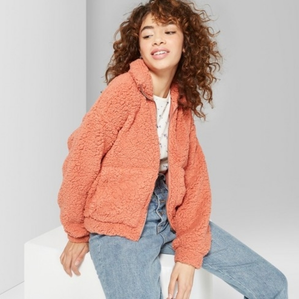 Wild fable fluffy Sherpa fleece jacket